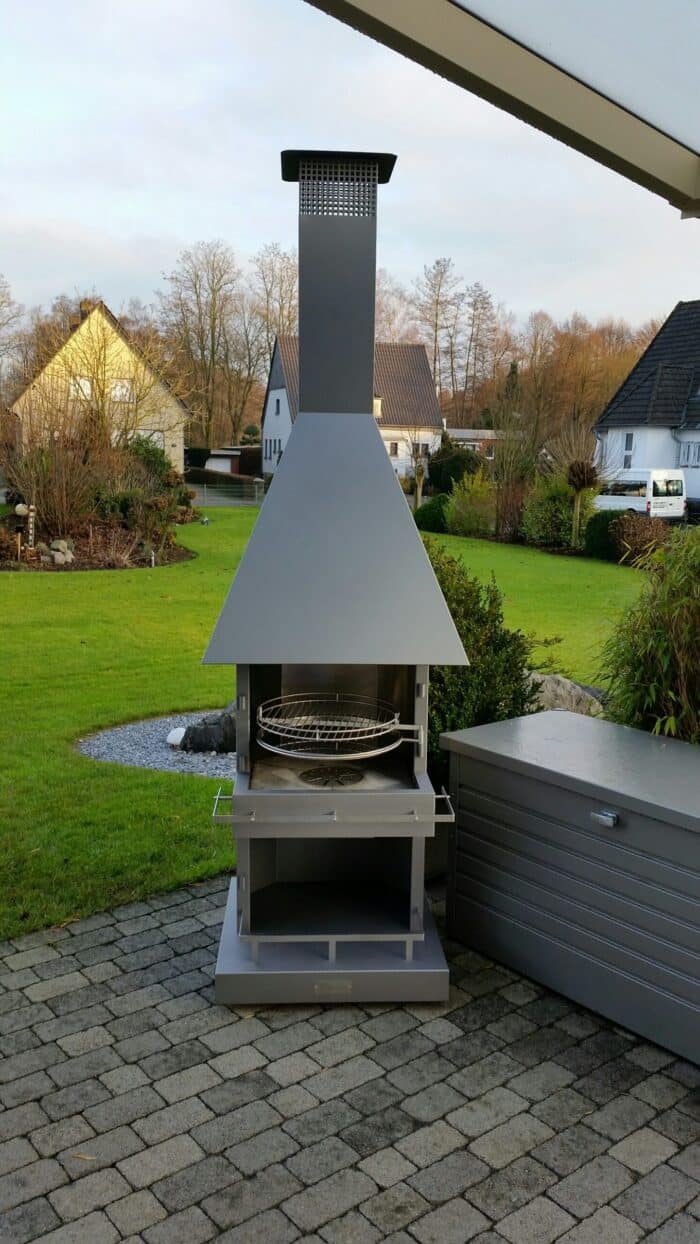 Gartenkamin DN 700 CUBE – Bild 6