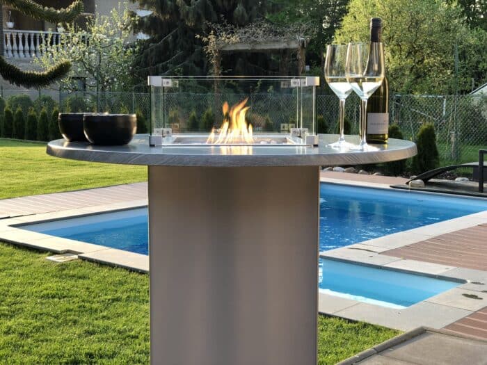 Ambiente Bartable Gaskamin - Firestar Gartenkamine