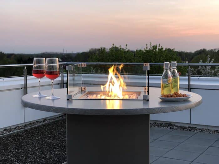 Ambiente Bartable Gaskamin - Firestar Gartenkamine