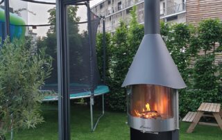 Firestar Gartenkamin DN 700 Swing Glas