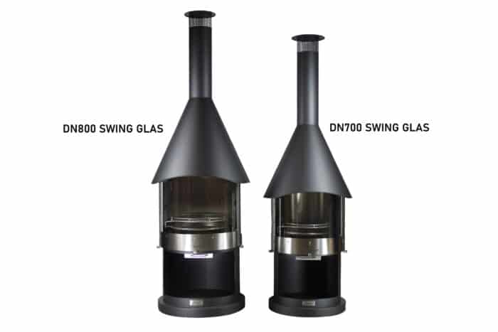 Gartenkamin DN 700 SWING GLAS – Bild 2