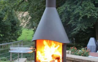 Firestar Gartenkamin DN 800 BrownSugar