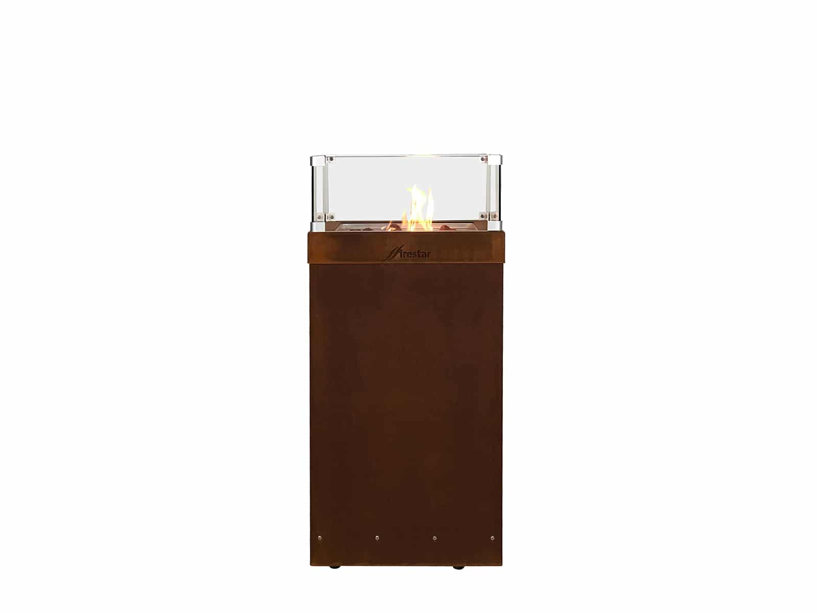 Ambiente Medium Corten Gaskamin - Firestar Gartenkamine
