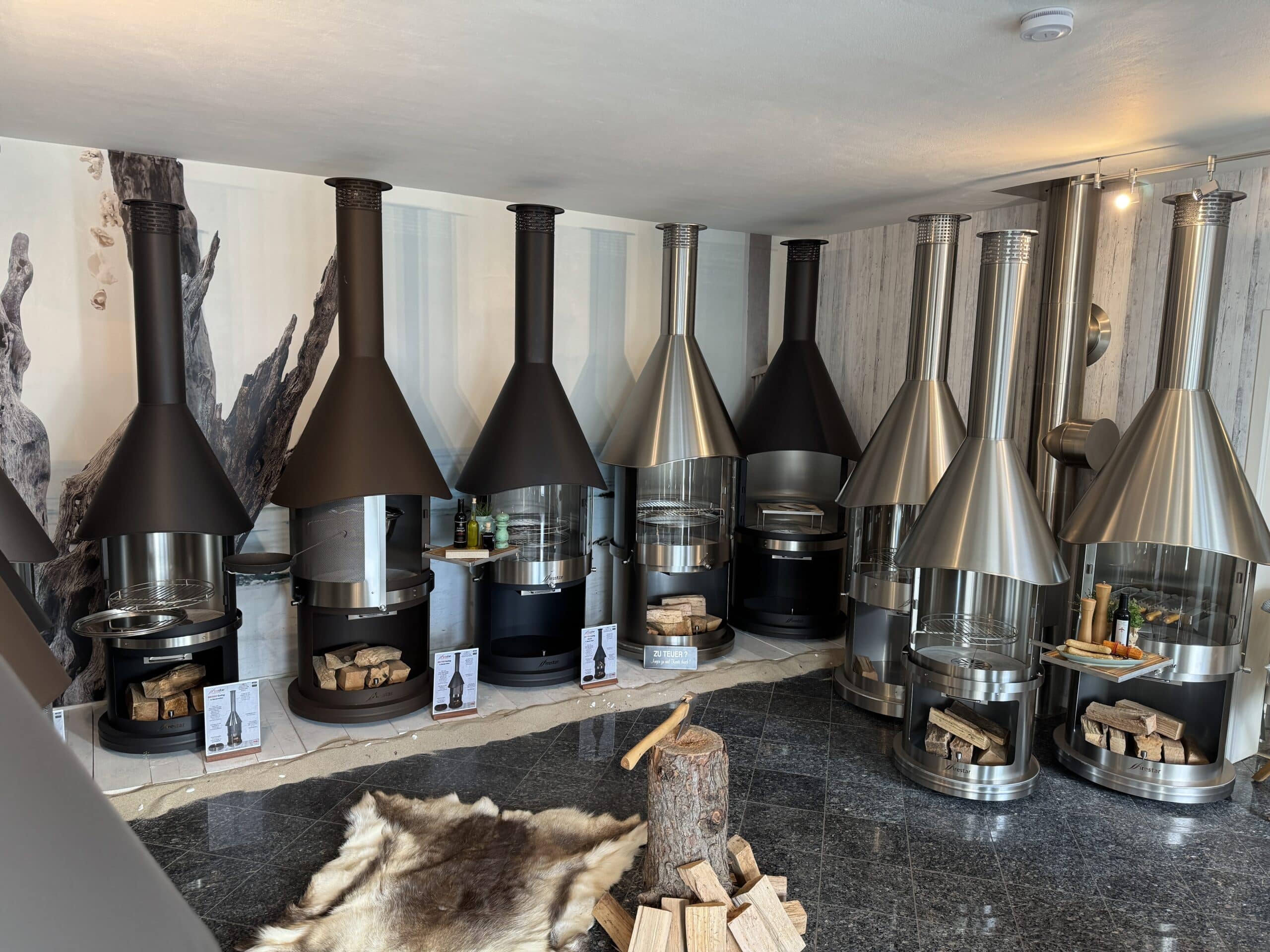firestar Gartenkamine in Ausstellung Hannover