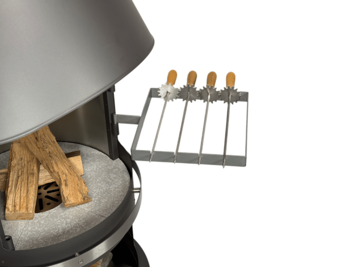 Grillspieße (4er) für Gartenkamin ab DN 550 – Bild 3