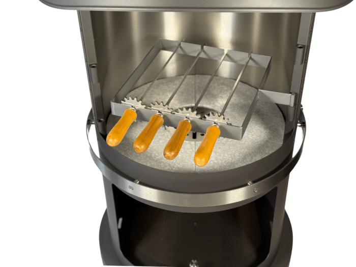 Grillspieße (4er) für Gartenkamin ab DN 550 – Bild 2