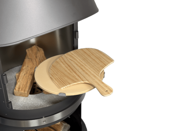 Pizzastein rund (Ø33cm) mit Halterung für firestar Gartenkamin ab DN 550 – Bild 6
