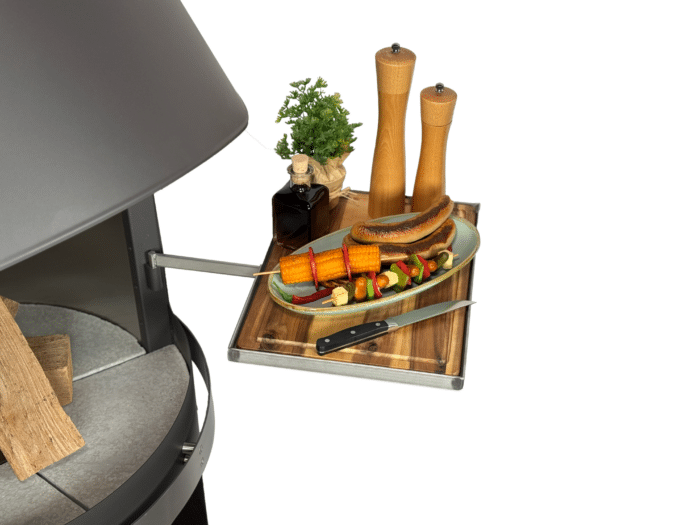 Einhängetisch für Gartenkamin – Bild 2
