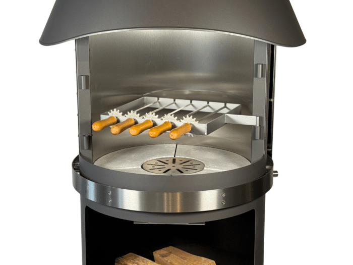 Grillspieße (5er) für Gartenkamin ab DN 700 – Bild 4
