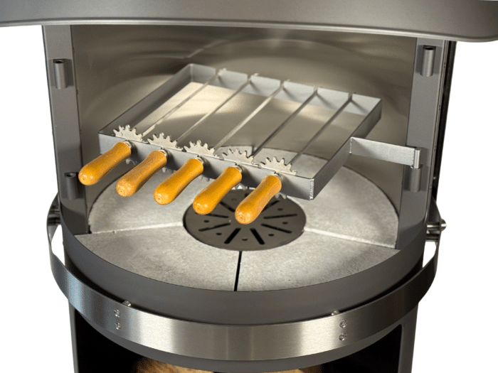 Grillspieße (5er) für Gartenkamin ab DN 700 – Bild 2